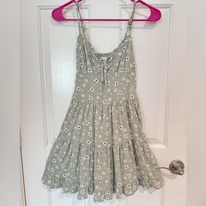 Floral Sundress with Spaghetti Straps Hollister